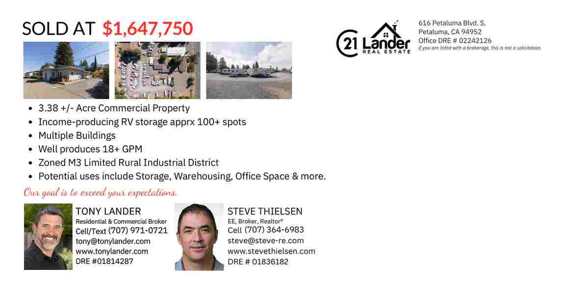 3177 Guerneville Road - Sold at $1,647,750