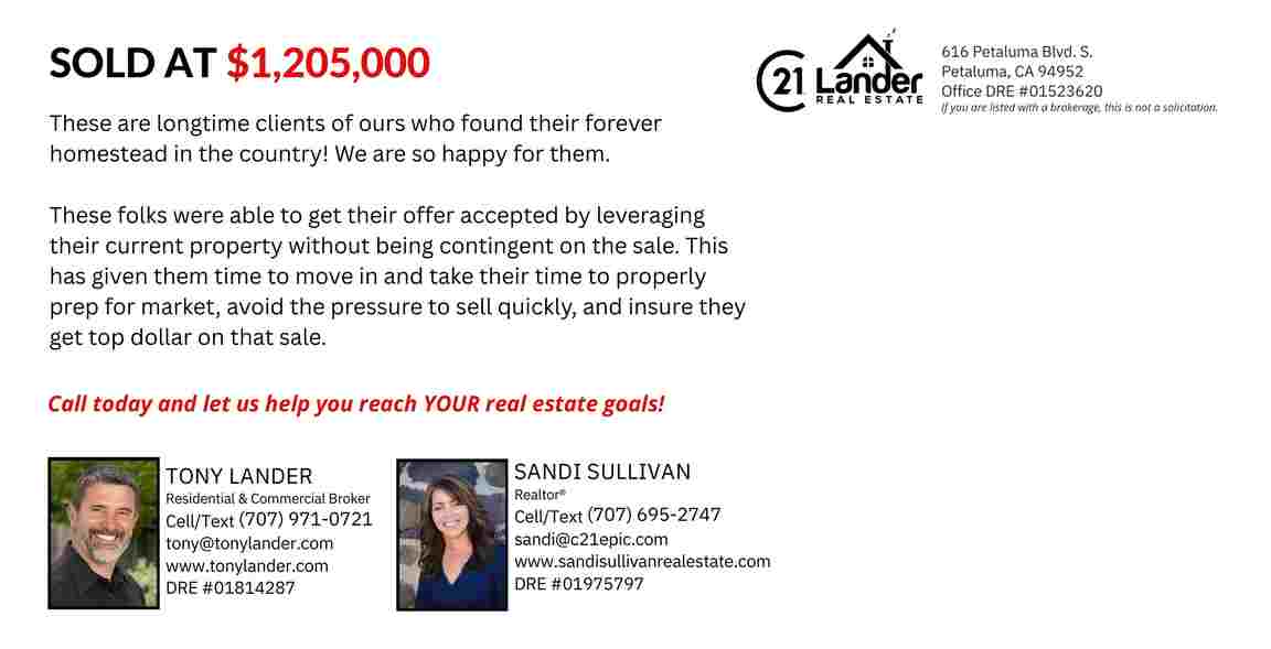 5301-5303 Hutchinson Road - Sold at $1,205,000