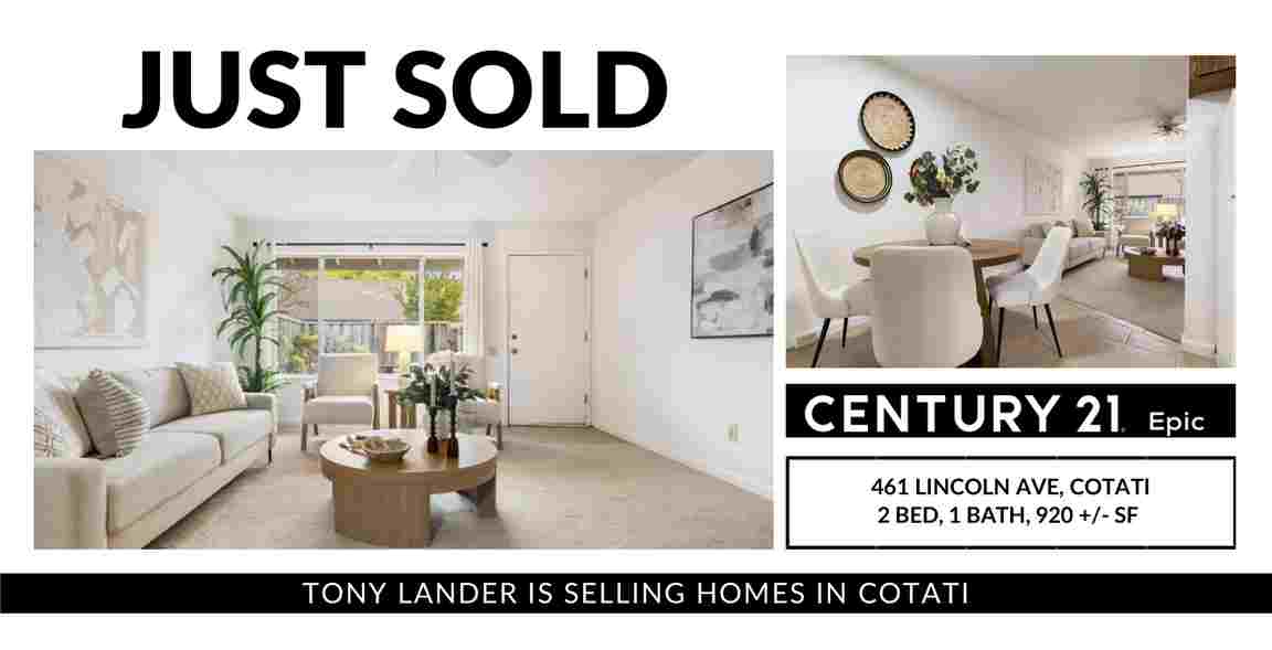 461 Lincoln Ave, Cotati - Just Sold