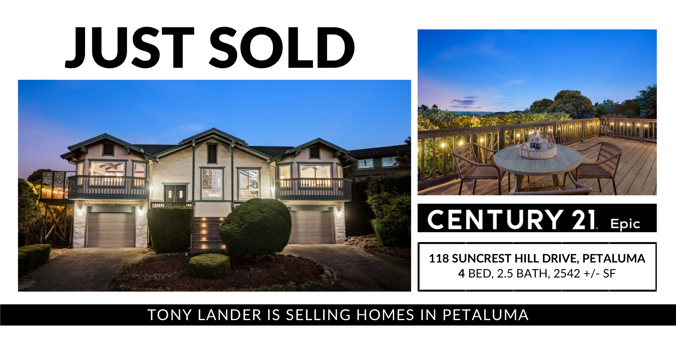 118 Suncrest Hill Dr, Petaluma - Just Sold