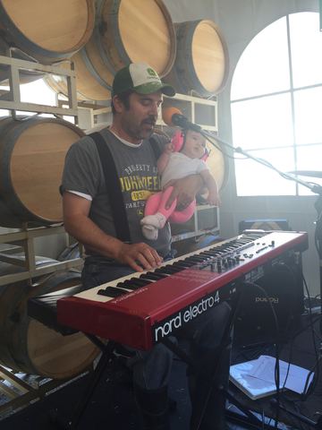 Tony performing live